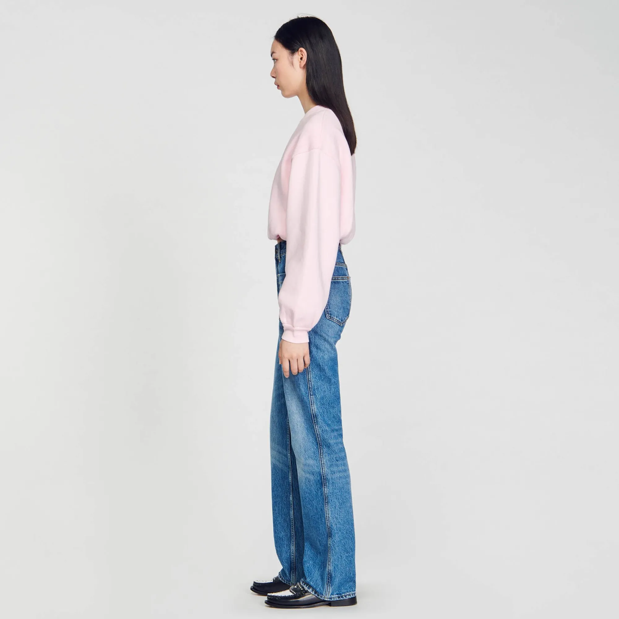 Pulls & Cardigans*SANDRO Sweatshirt Court Rose Clair