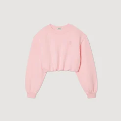 Pulls & Cardigans*SANDRO Sweatshirt Court Rose Clair