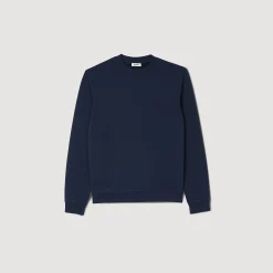 Sweats & Joggings*SANDRO Sweatshirt Fleur En Coton Marine