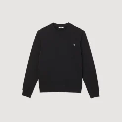 Sweats & Joggings*SANDRO Sweatshirt Square Cross Noir
