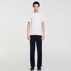 T-Shirts & Polos*SANDRO Tee-shirt à Manches Courtes blanc
