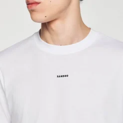 T-Shirts & Polos*SANDRO Tee-shirt à Manches Courtes blanc