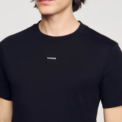 T-Shirts & Polos*SANDRO Tee-shirt à Manches Courtes Noir