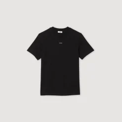 T-Shirts & Polos*SANDRO Tee-shirt à Manches Courtes Noir