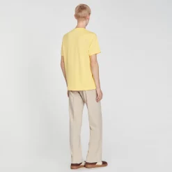 T-Shirts & Polos*SANDRO Tee-shirt à Manches Courtes Jaune citron