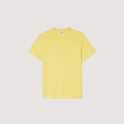 T-Shirts & Polos*SANDRO Tee-shirt à Manches Courtes Jaune citron