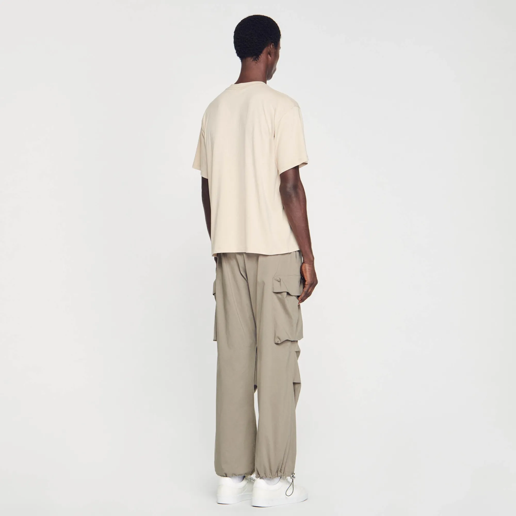 T-Shirts & Polos*SANDRO Tee-shirt En Coton Beige