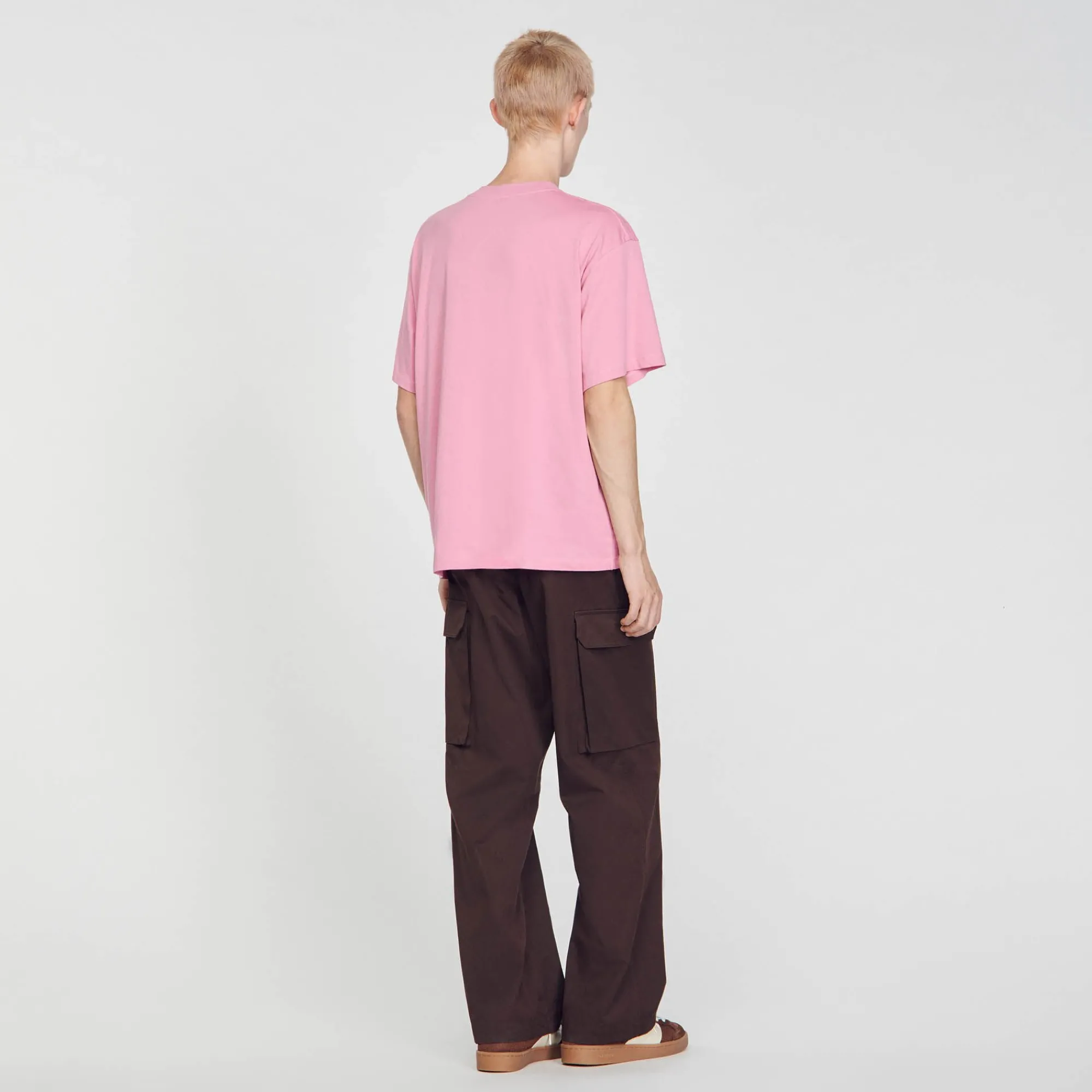 T-Shirts & Polos*SANDRO Tee-shirt En Coton Rose
