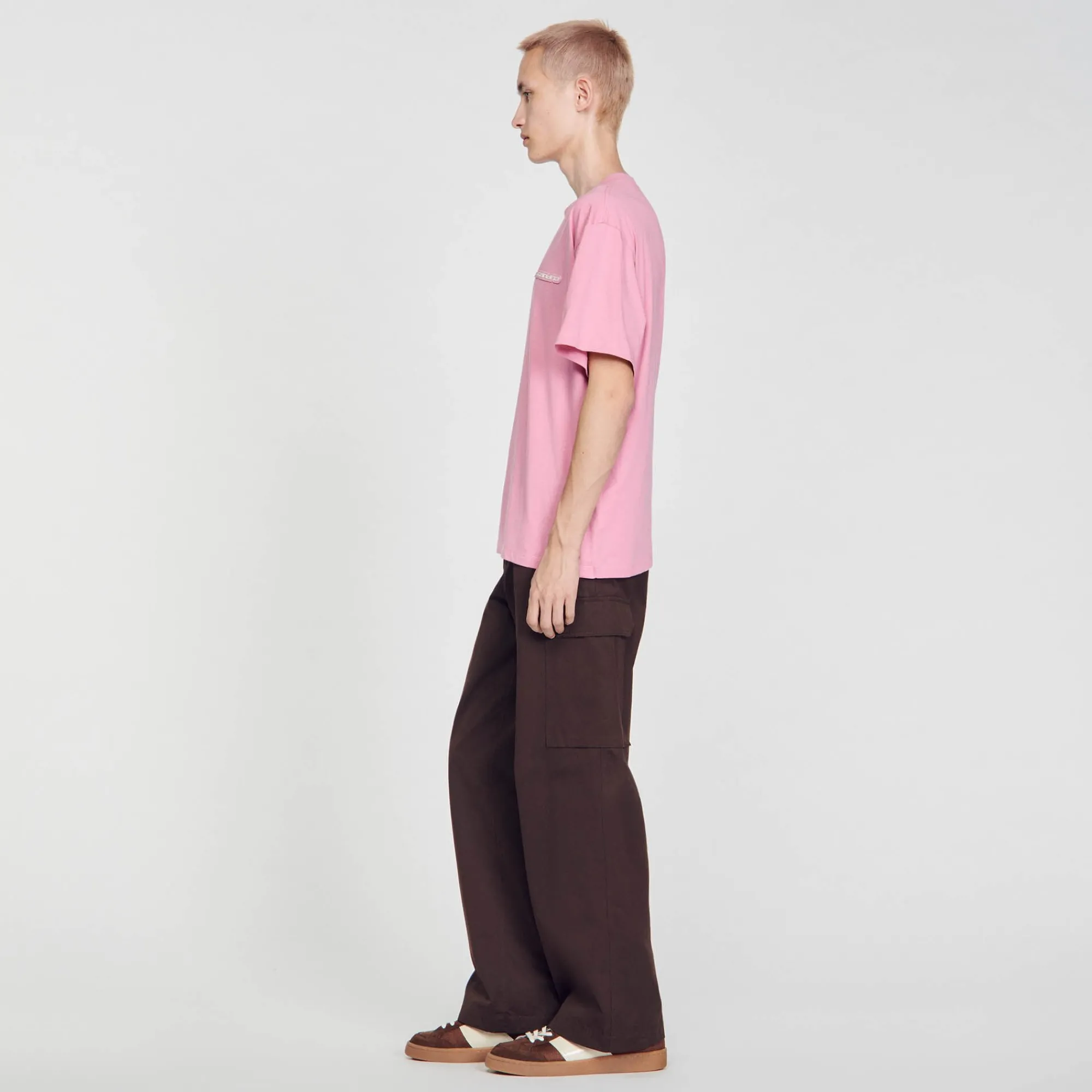 T-Shirts & Polos*SANDRO Tee-shirt En Coton Rose