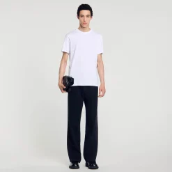 T-Shirts & Polos*SANDRO Tee-shirt En Coton blanc