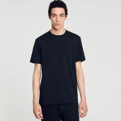 T-Shirts & Polos*SANDRO Tee-shirt En Coton Noir