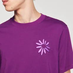 T-Shirts & Polos*SANDRO Tee-shirt Fleur En Coton Violet