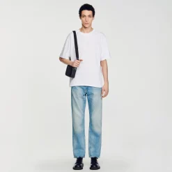 T-Shirts & Polos*SANDRO Tee-shirt Oversize blanc