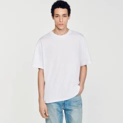 T-Shirts & Polos*SANDRO Tee-shirt Oversize blanc