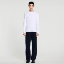 T-Shirts & Polos*SANDRO Tee-shirt Oversize blanc