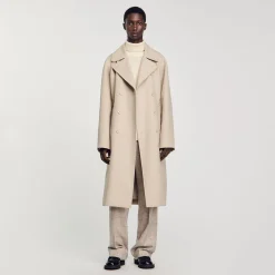 Manteaux & Blousons*SANDRO Trench Long Ficelle