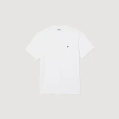 T-Shirts & Polos*SANDRO T-shirt Patch Square Cross blanc