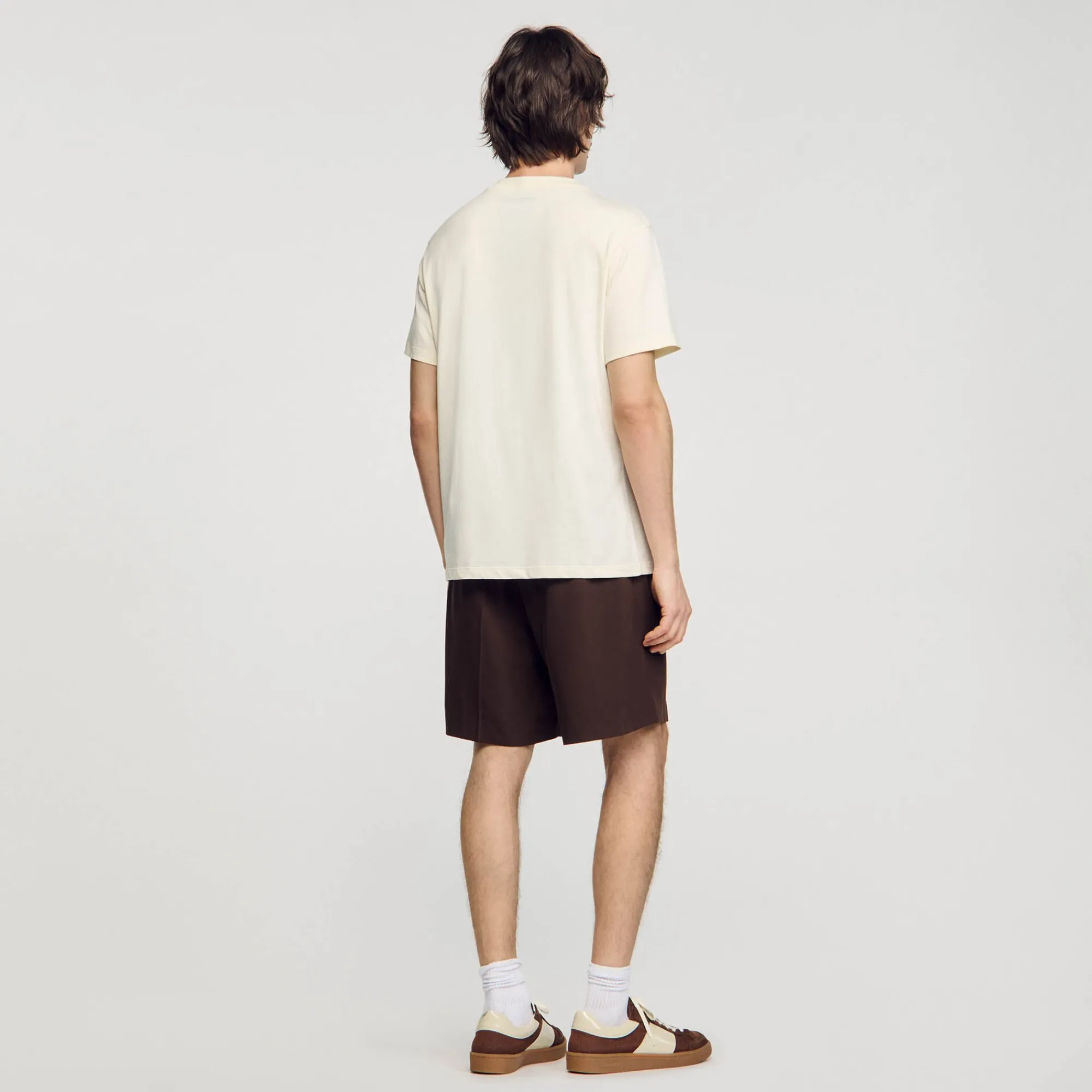 T-Shirts & Polos*SANDRO T-shirt Patch Square Cross Jaune