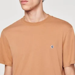 T-Shirts & Polos*SANDRO T-shirt Patch Square Cross Tabac