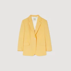 Costumes|Blousons & Vestes*SANDRO Veste De Costume Jaune Orange