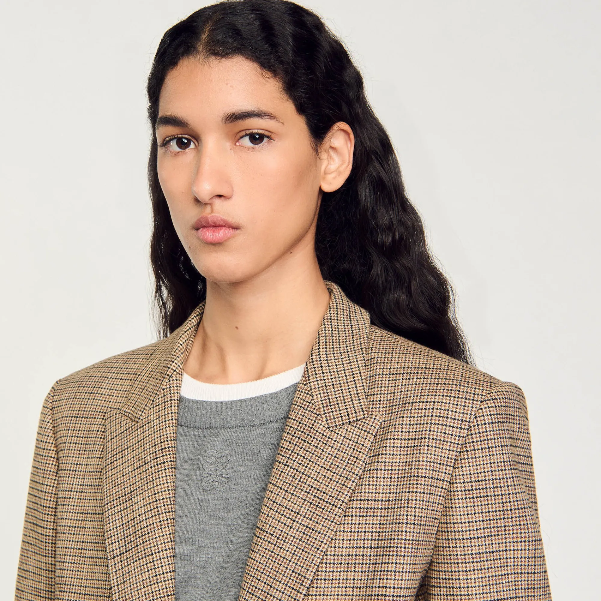 Ensembles|Blousons & Vestes*SANDRO Veste De Costume Marron
