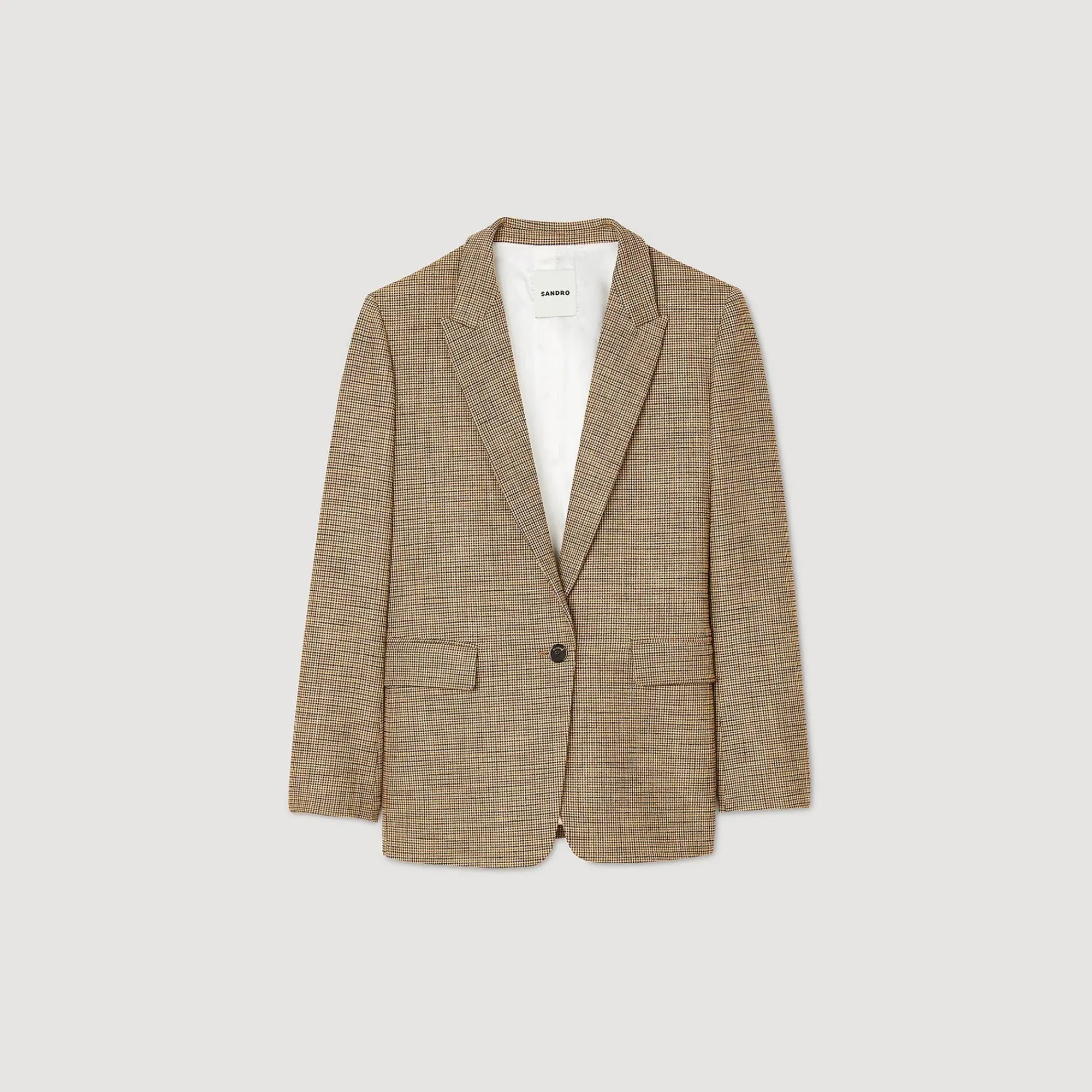 Ensembles|Blousons & Vestes*SANDRO Veste De Costume Marron