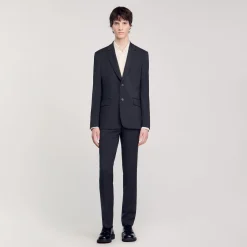 Costumes & Smokings|Vestes*SANDRO Veste De Costume Gris