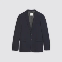 Costumes & Smokings|Vestes*SANDRO Veste De Costume Classique En Laine Marine