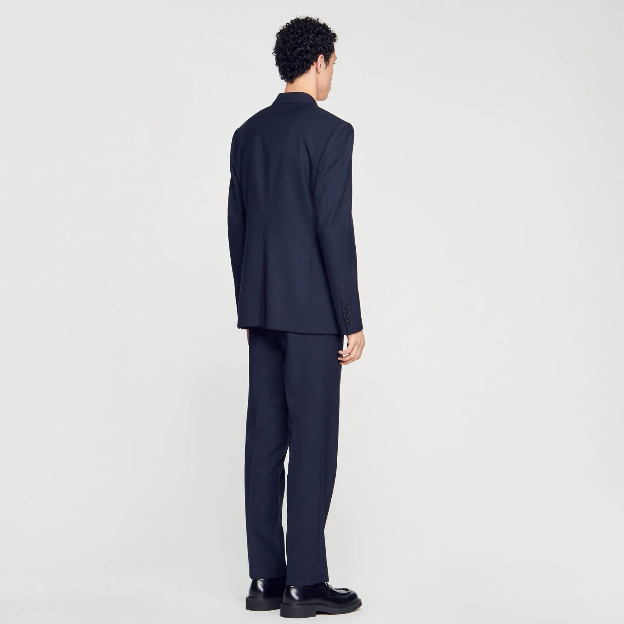 Costumes & Smokings|Vestes*SANDRO Veste De Costume Croisée Marine