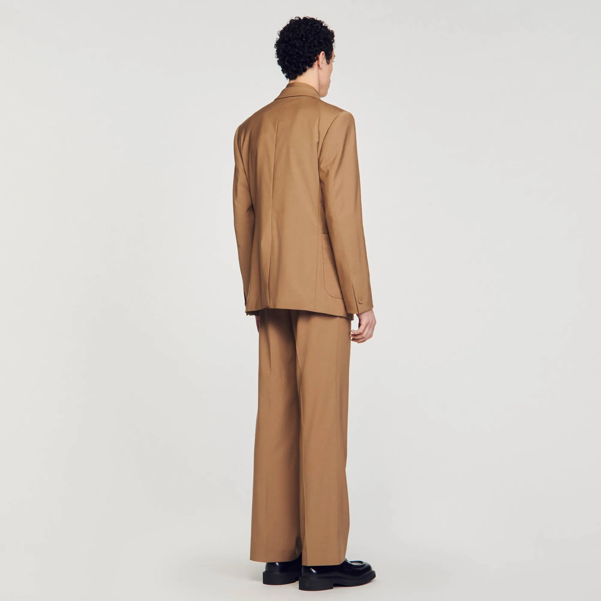 Vestes|Costumes & Smokings*SANDRO Veste De Costume Croisée Camel