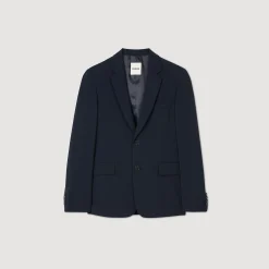 Costumes & Smokings|Vestes*SANDRO Veste De Costume En Laine Marine