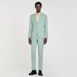 Costumes & Smokings|Vestes*SANDRO Veste De Costume En Laine vert clair