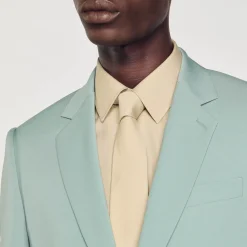 Costumes & Smokings|Vestes*SANDRO Veste De Costume En Laine vert clair
