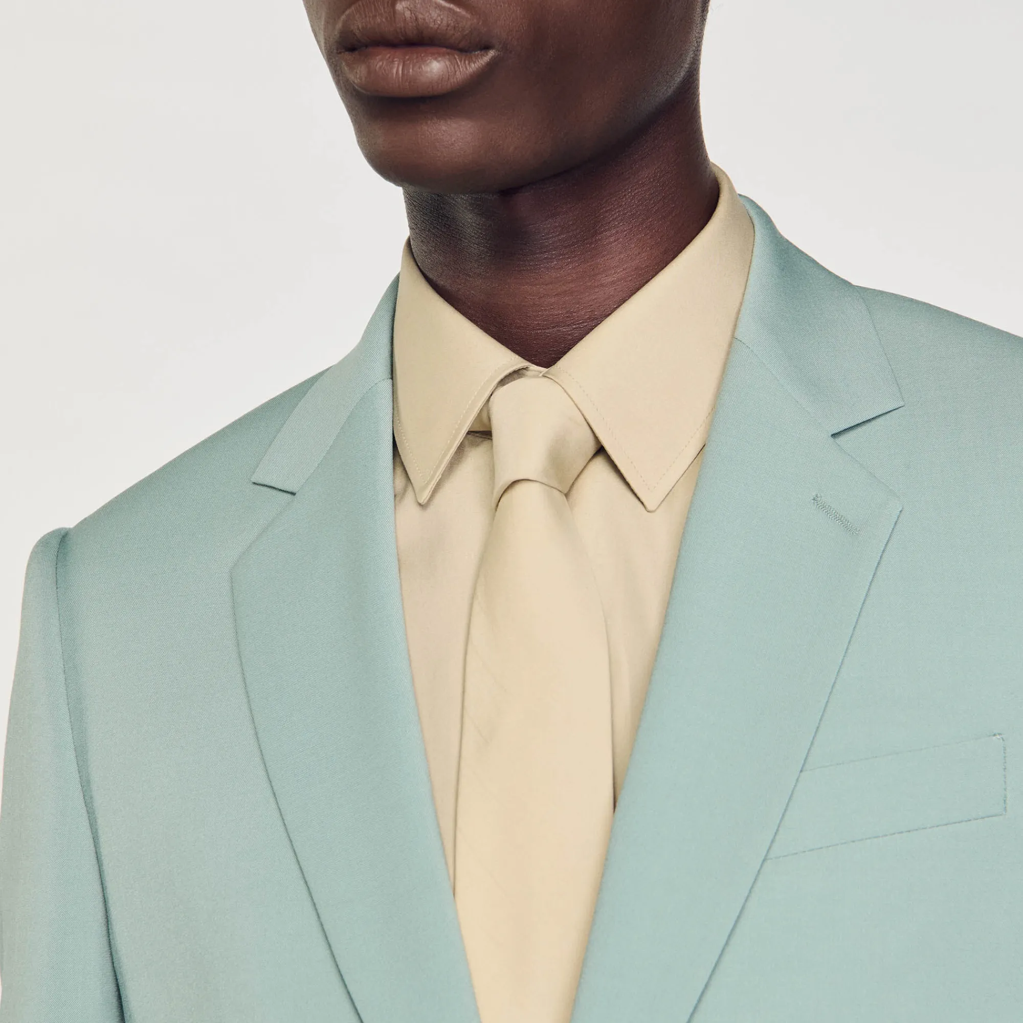 Costumes & Smokings|Vestes*SANDRO Veste De Costume En Laine vert clair