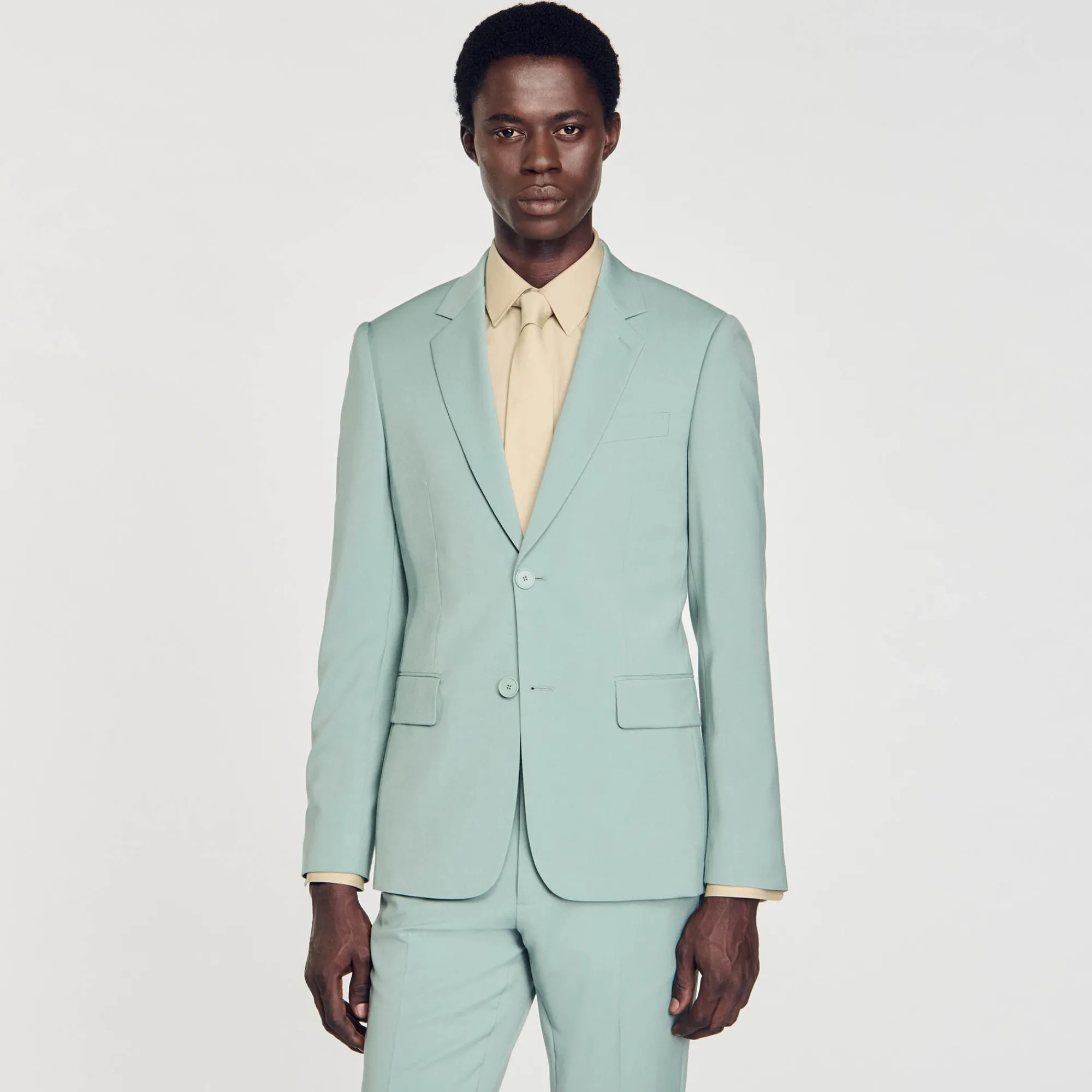 Costumes & Smokings|Vestes*SANDRO Veste De Costume En Laine vert clair