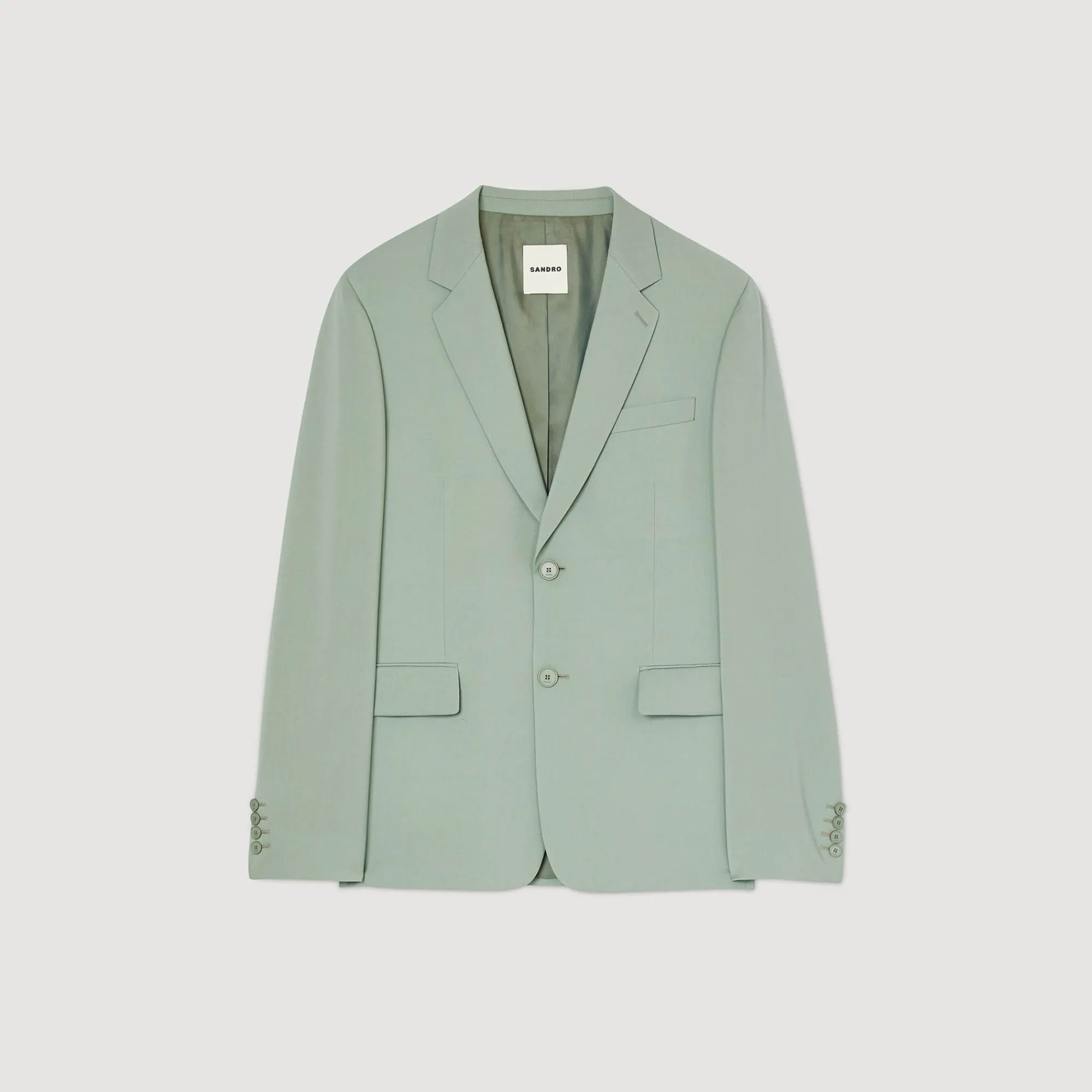 Costumes & Smokings|Vestes*SANDRO Veste De Costume En Laine vert clair