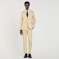 Costumes & Smokings|Vestes*SANDRO Veste De Costume En Lin Beige