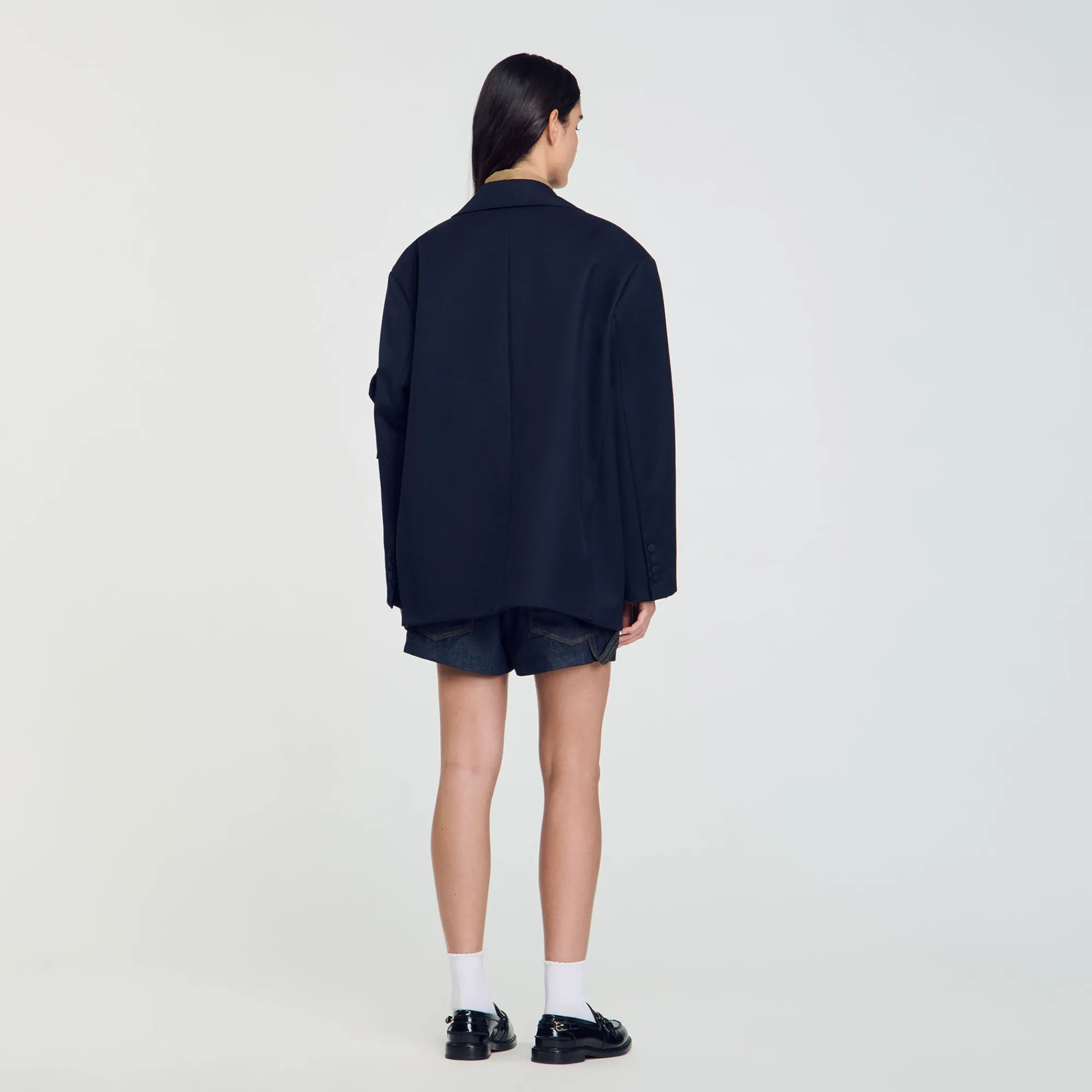 Costumes|Ensembles*SANDRO Veste De Costume Oversize Marine