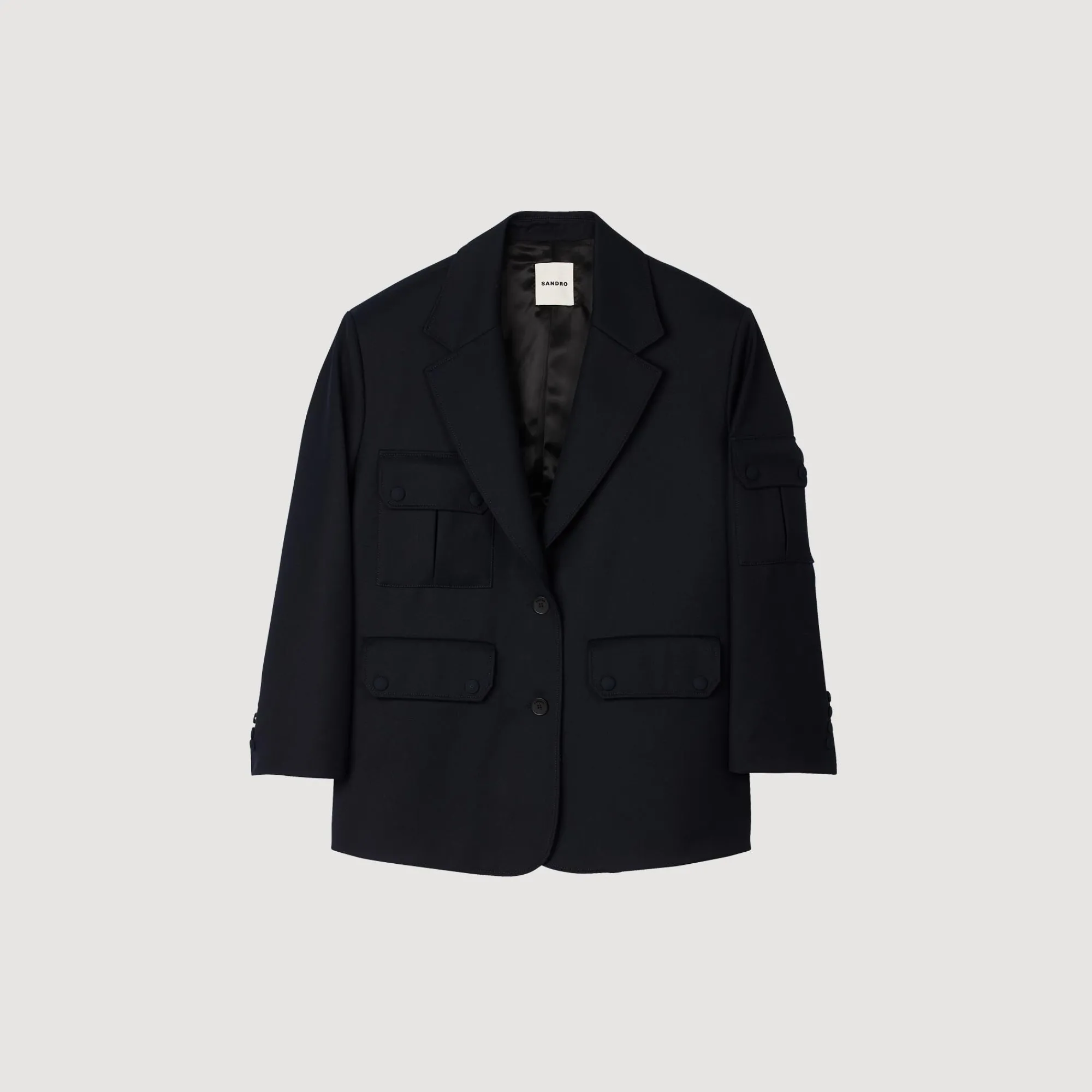 Costumes|Ensembles*SANDRO Veste De Costume Oversize Marine