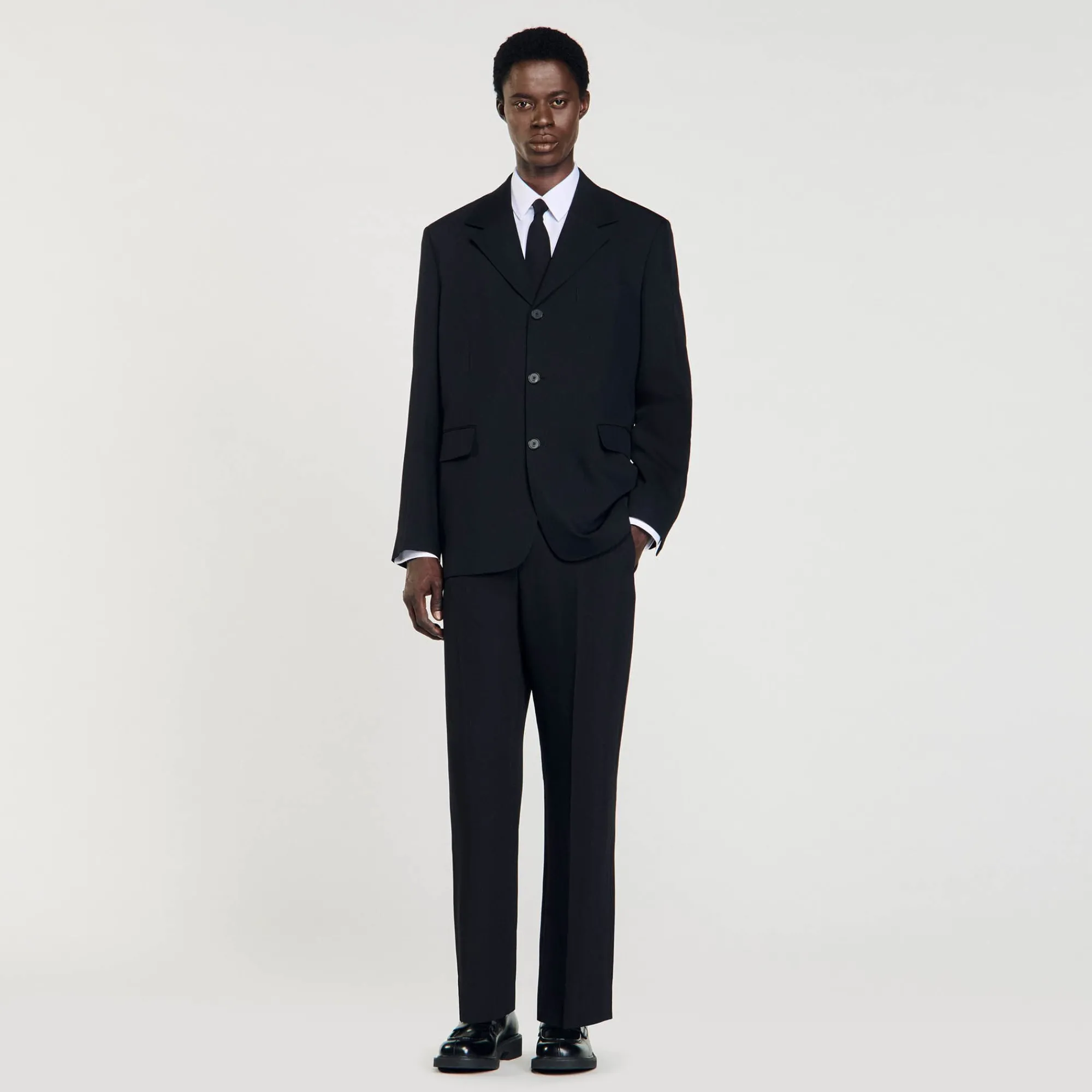 Costumes & Smokings|Vestes*SANDRO Veste De Costume Oversize Noir