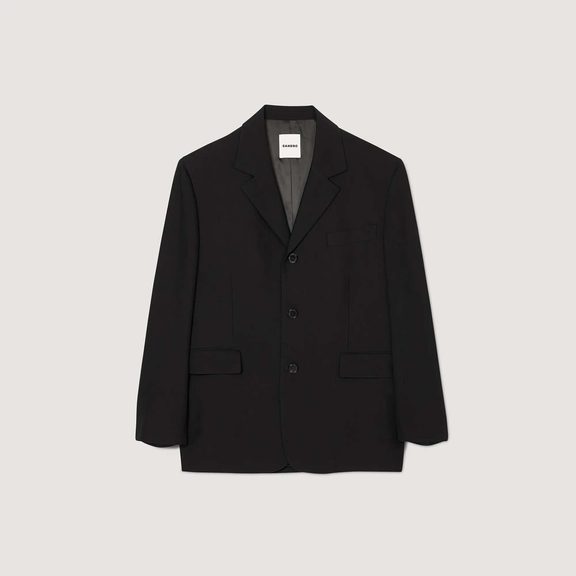 Costumes & Smokings|Vestes*SANDRO Veste De Costume Oversize Noir