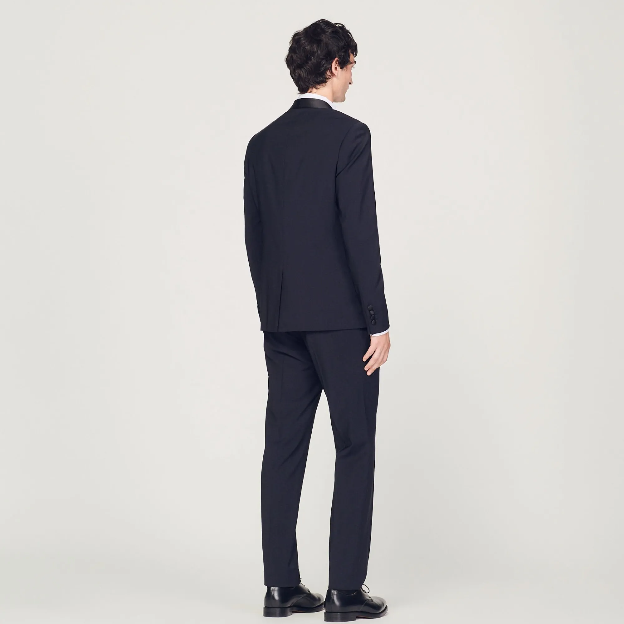 Costumes & Smokings|Vestes*SANDRO Veste De Smoking Avec Satin Marine