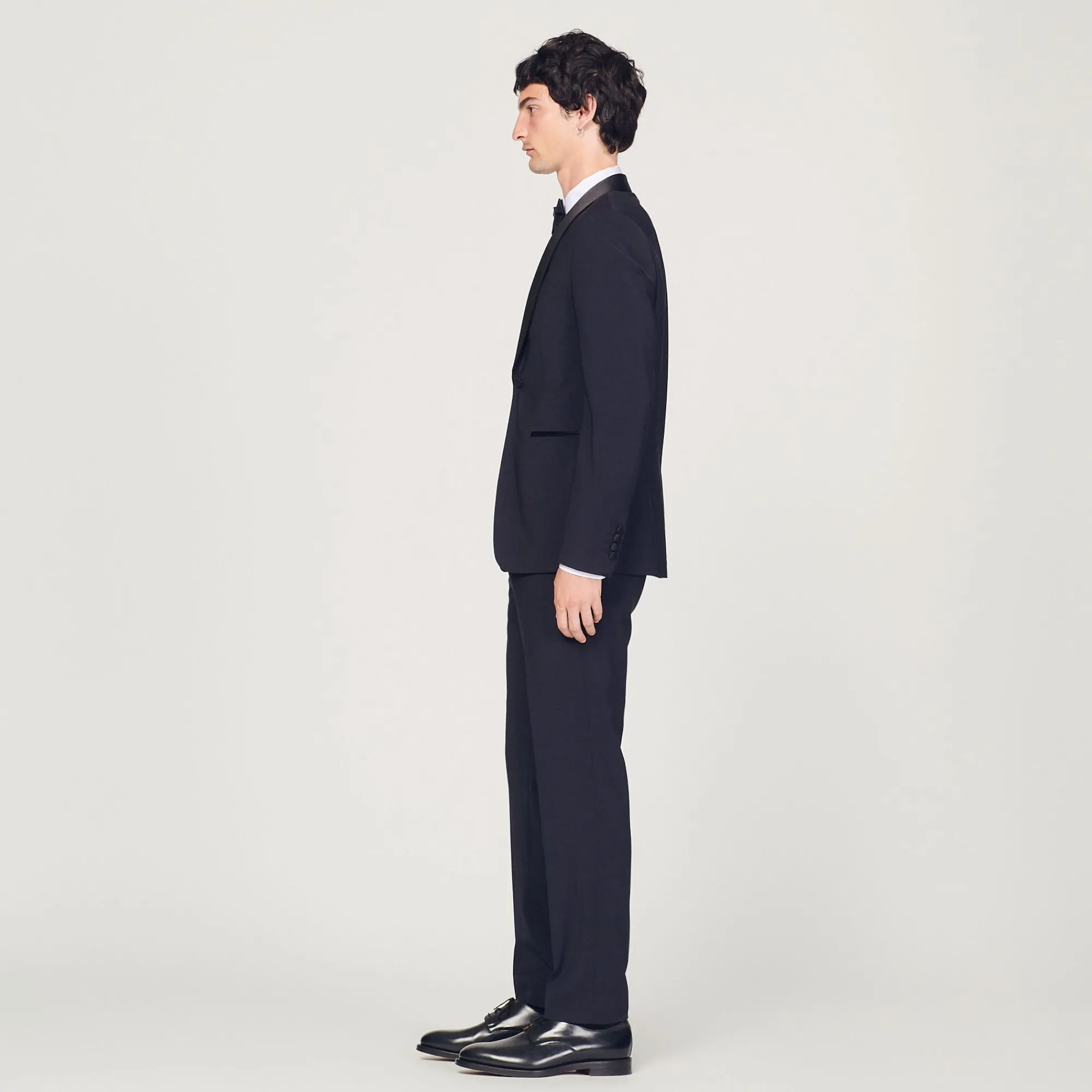 Costumes & Smokings|Vestes*SANDRO Veste De Smoking Avec Satin Marine