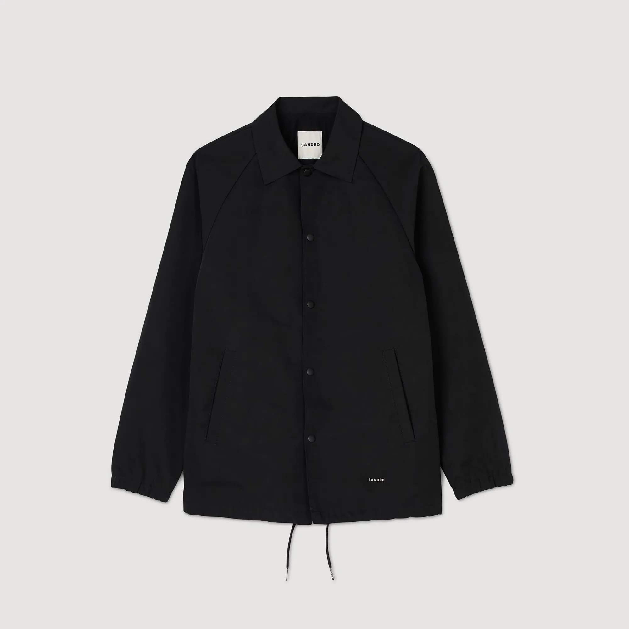 Manteaux & Blousons*SANDRO Veste En Matière Technique Noir