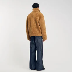 Manteaux & Blousons*SANDRO Veste Shearling Camel