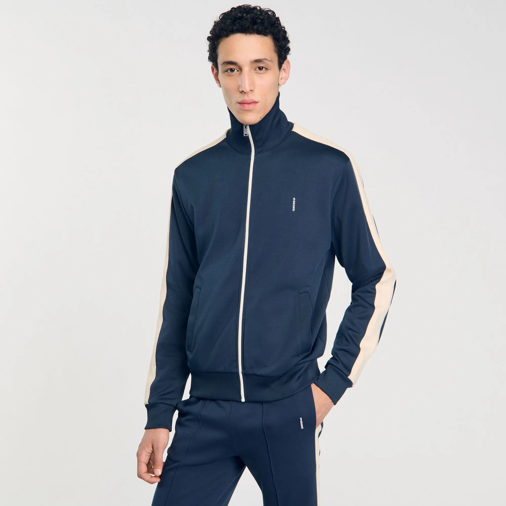 Sweats & Joggings*SANDRO Veste Survêtement Midnight Blue